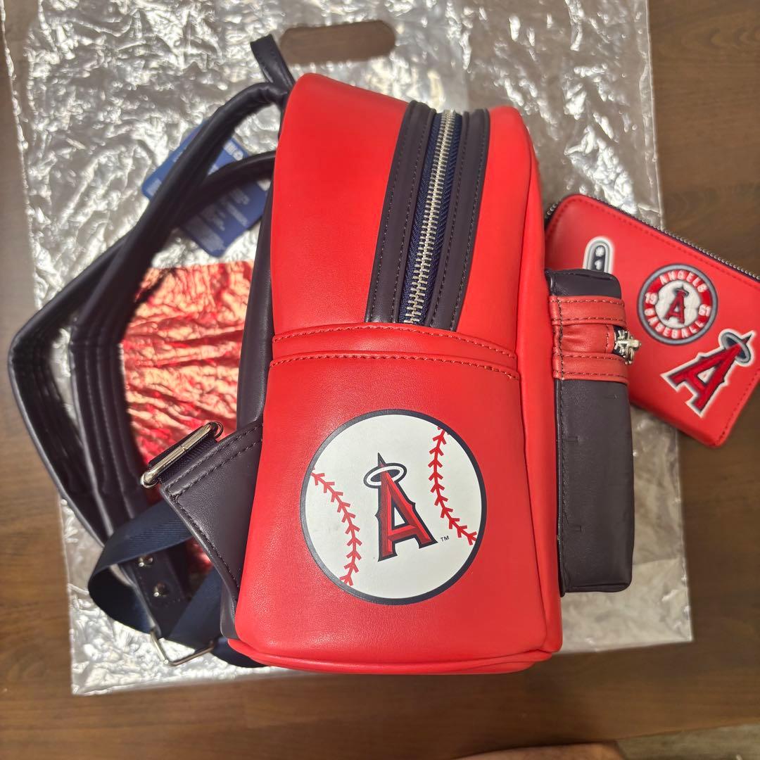 【新品】MLB ロサンゼルス・エンゼルス バックパック&ウォレット セット