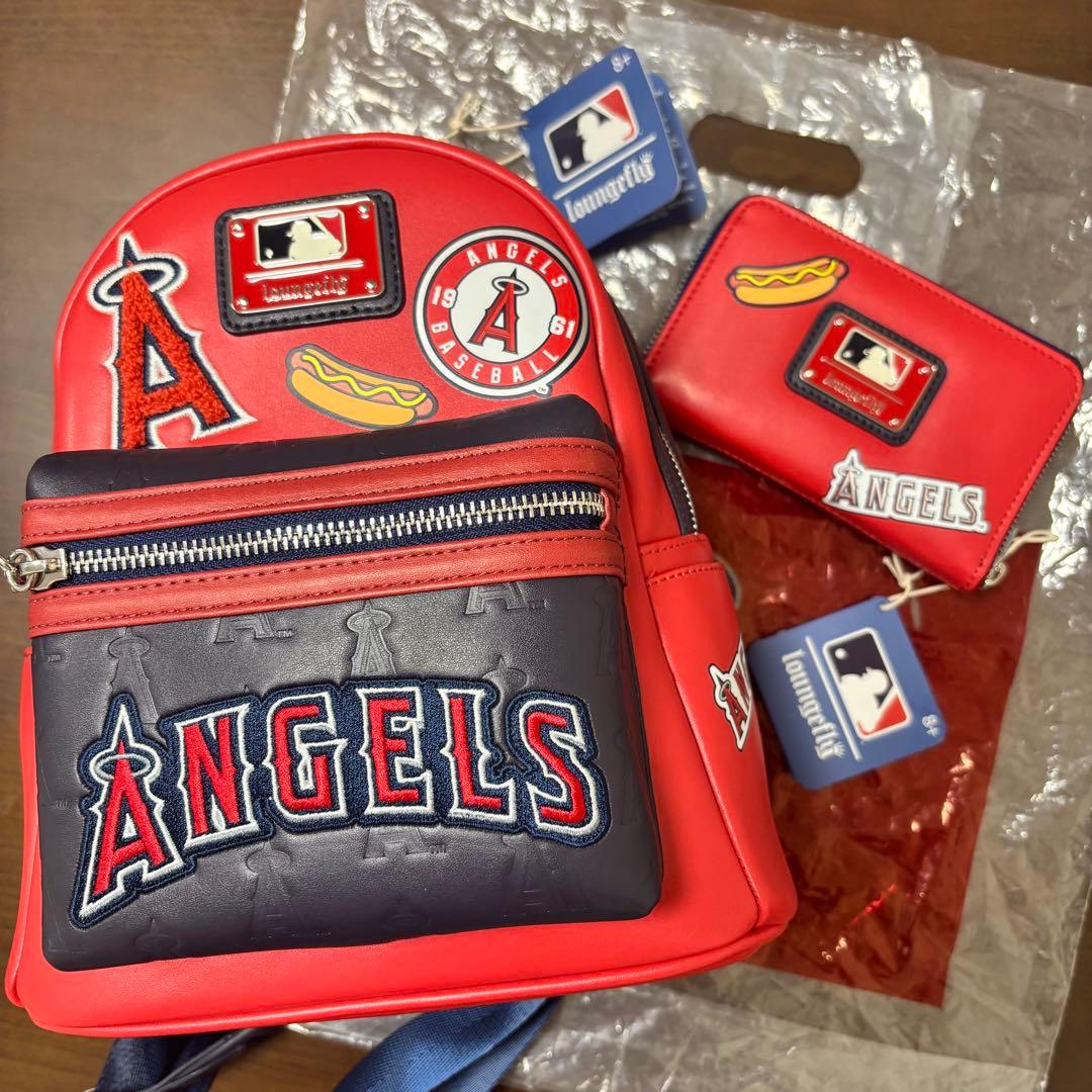 【新品】MLB ロサンゼルス・エンゼルス バックパック&ウォレット セット