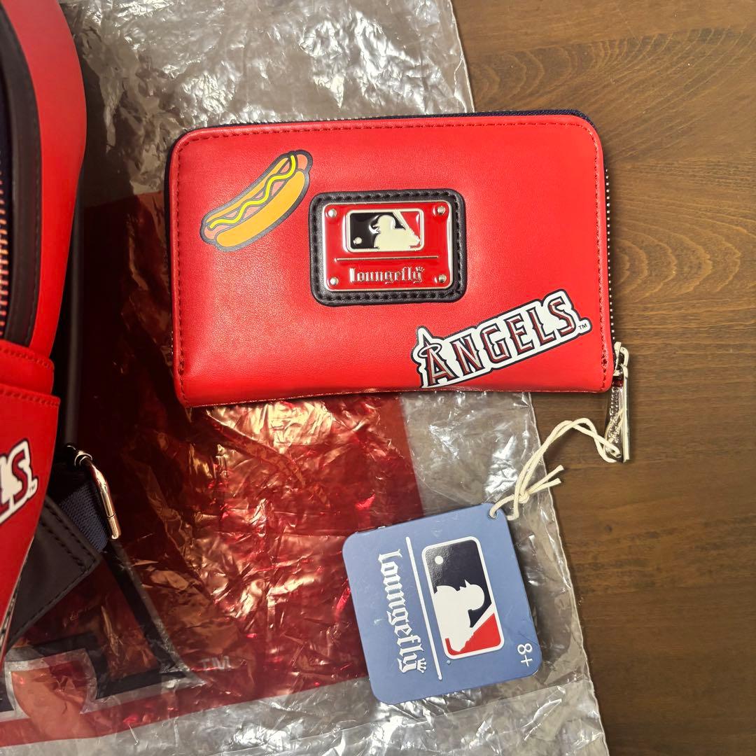 【新品】MLB ロサンゼルス・エンゼルス バックパック&ウォレット セット