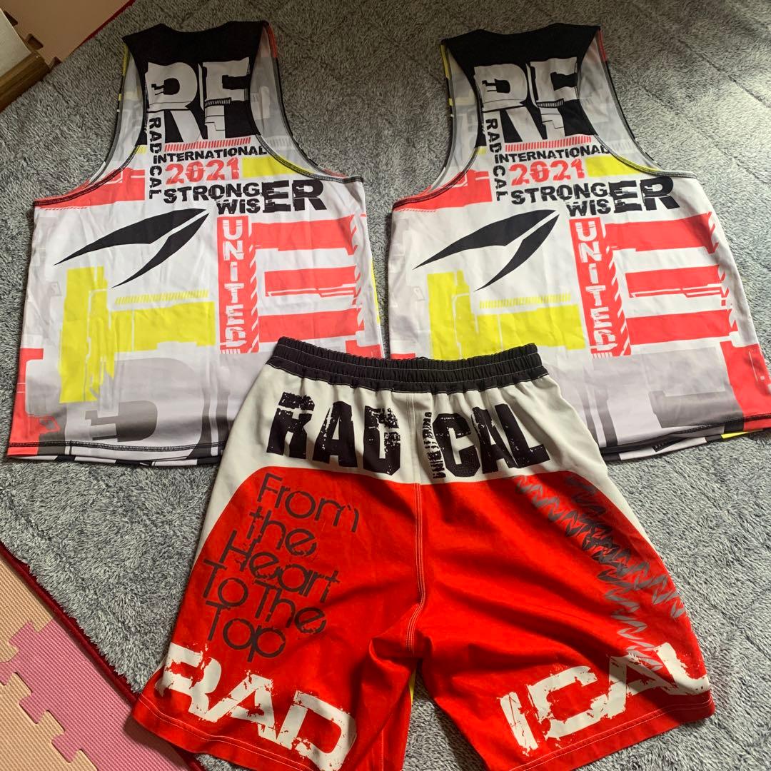RADICAL タンクトップとショートパンツセット L3枚セット