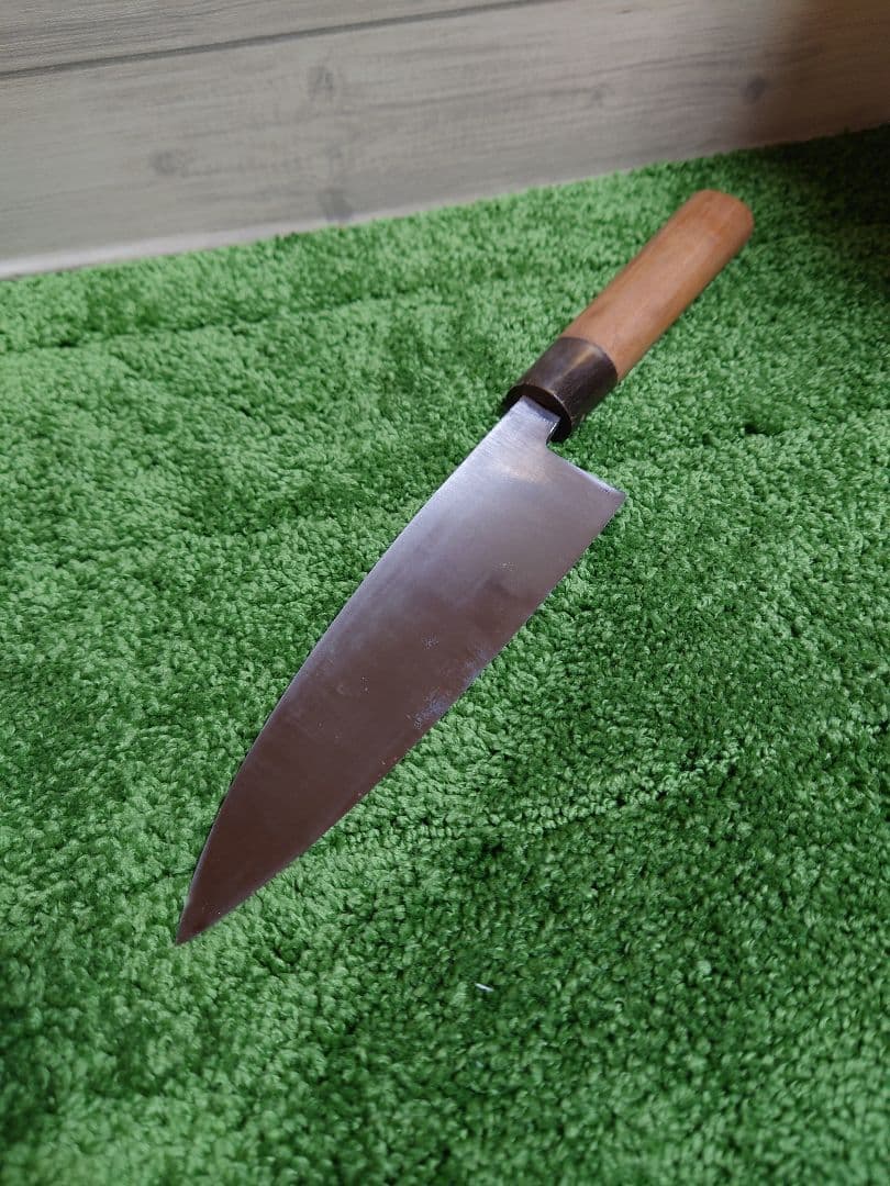 房光 出刃包丁170mm 水牛柄 再生品