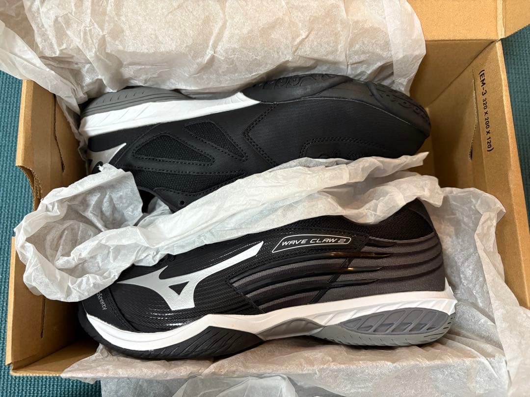 Mizuno Wave Claw 2 Wide ブラック/26.0cm/箱付き