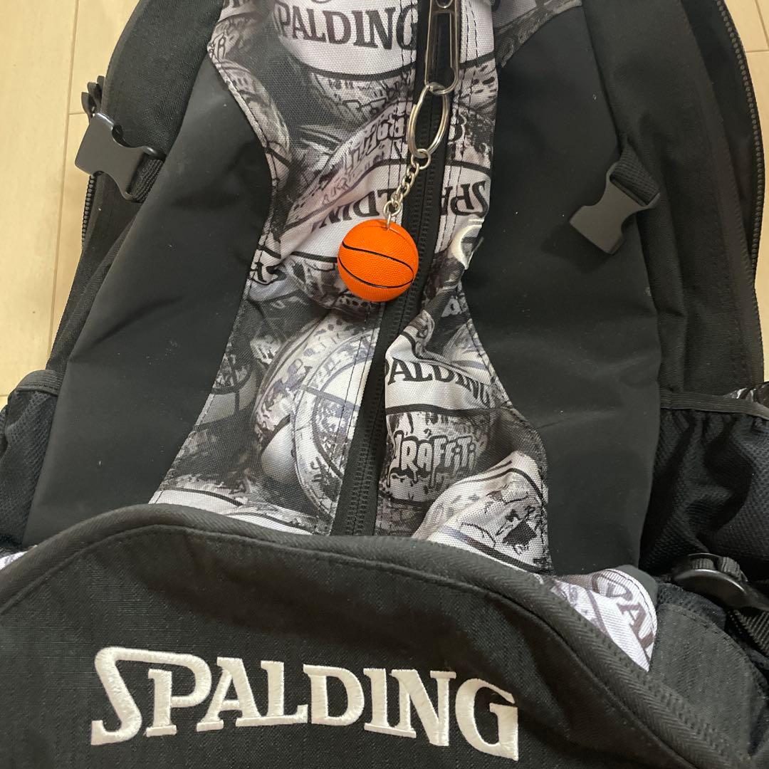 SPALDING ミニバスケットボールバッグ ブラック