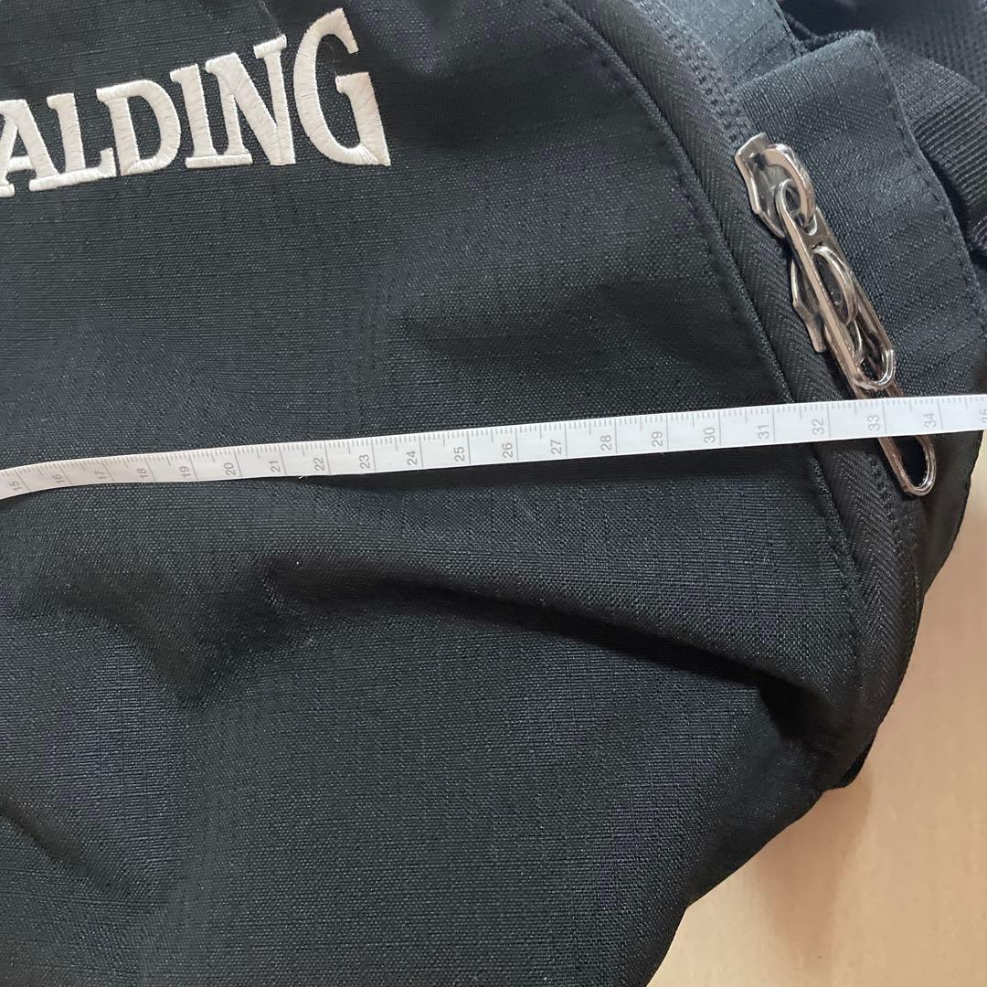 SPALDING ミニバスケットボールバッグ ブラック