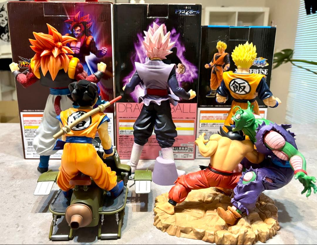 ドラゴンボール　ロゼ　悟空　マジュニア　一番くじ　ゴクウブラック　メカフィギュア