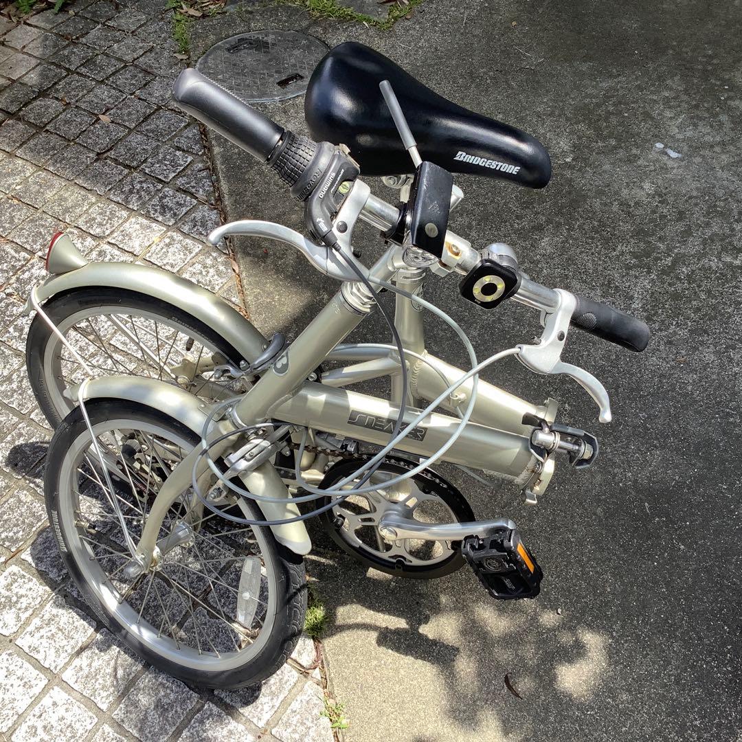 ブリヂストン　折畳自転車　スニーカーライト+輪行袋