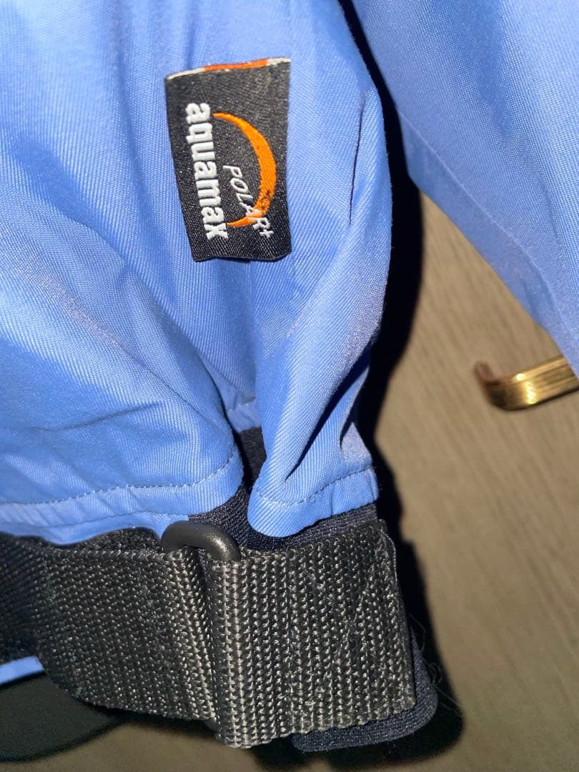 RBBアクアマックス防寒防水ウェーディングジャケット青Lサイズ