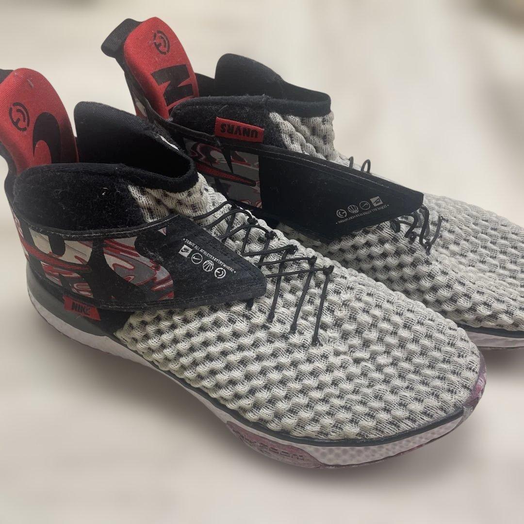 NIKE UNVR パープル ハイカットシューズ