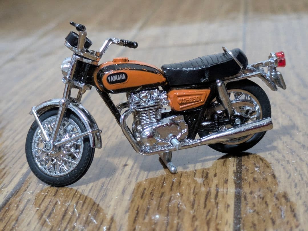 ヨネザワ ダイヤペット ヤマハ XS650 バイク ミニカー 1/30 当時物