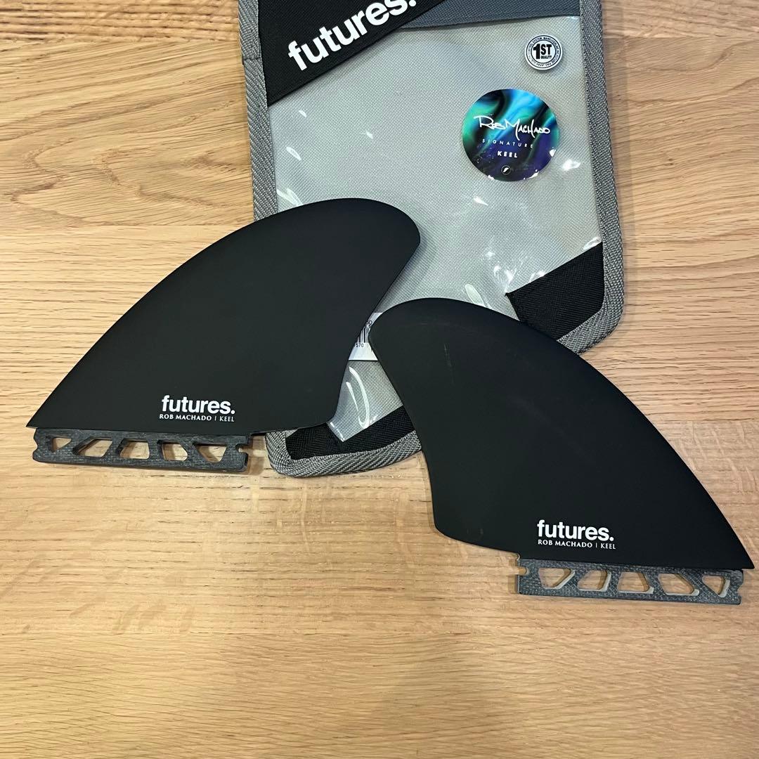 FUTURES FIN MACHADO KEEL TWIN FIN ロブマチャド