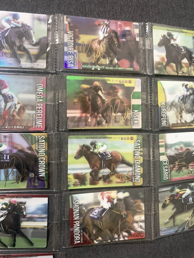 バラ売り可　第1弾　サラブレッドホースコレクション　サイン入り13枚セット