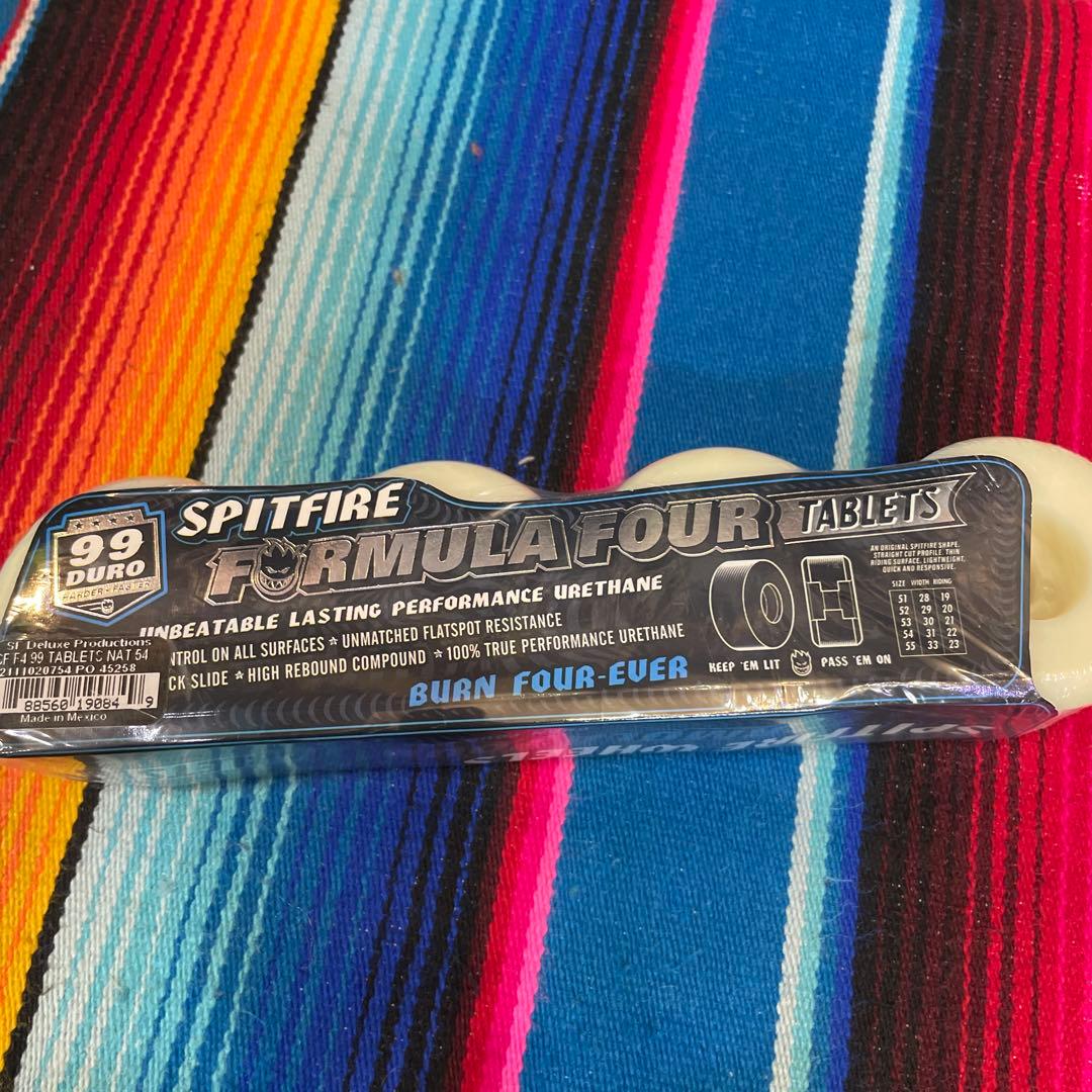 スケートボード SPITFIRE FORMULA FOUR 99D TABLETS58mm