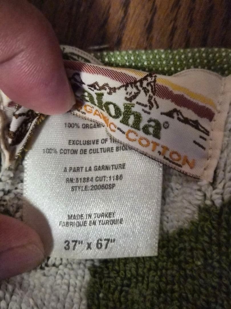 patagoniaブランケット　made in TURKEY