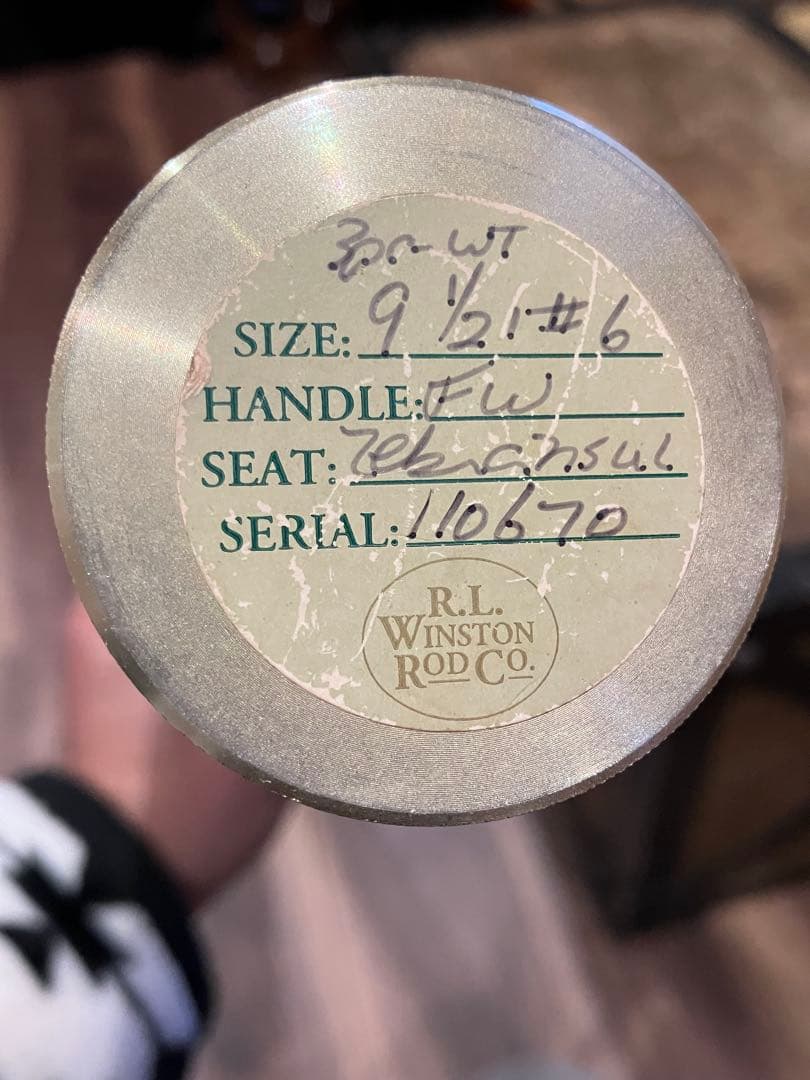 R.L. Winston フライロッド 9'6\" #6