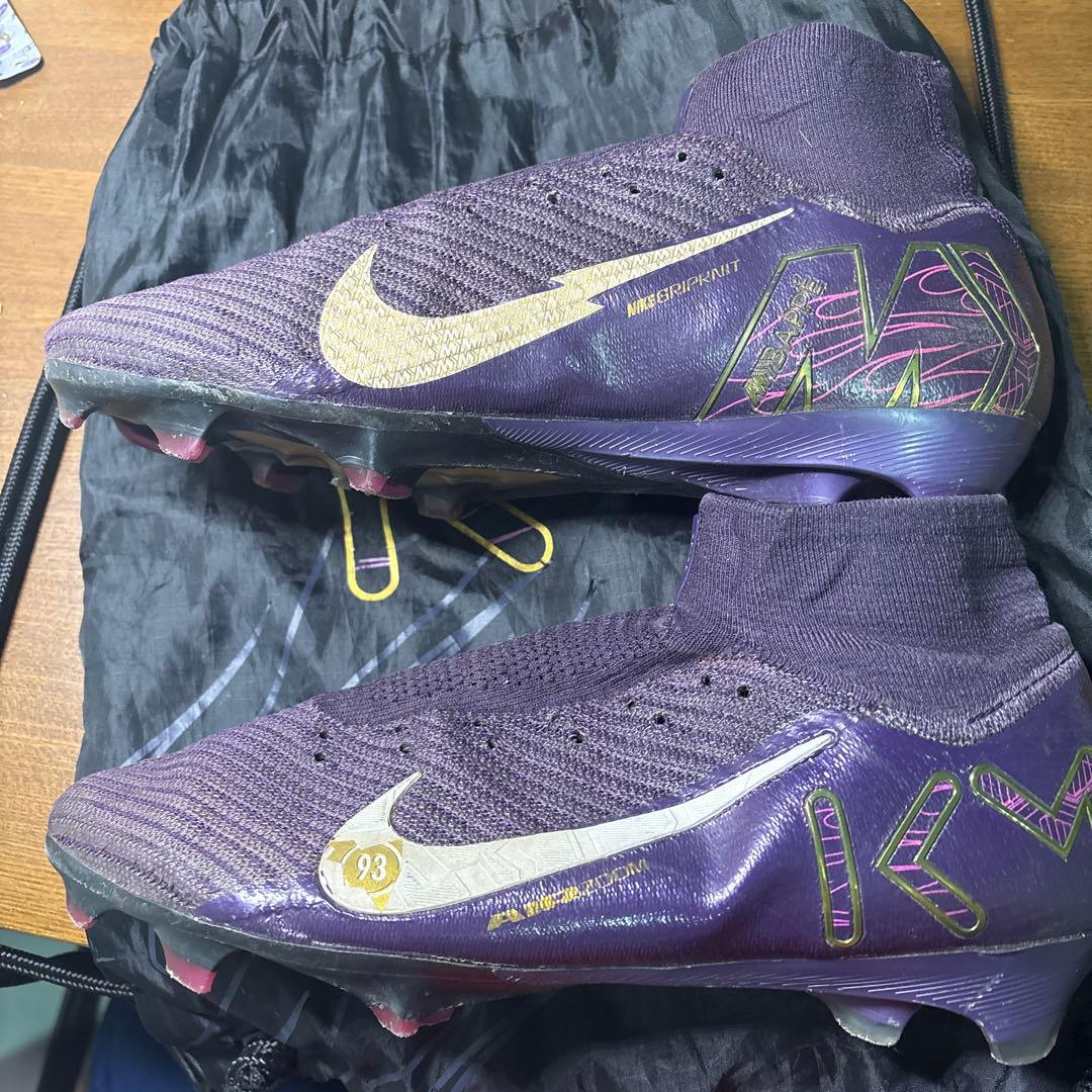 【トップモデル】Nike Mercurial スパイクシューズ 紫/ゴールド