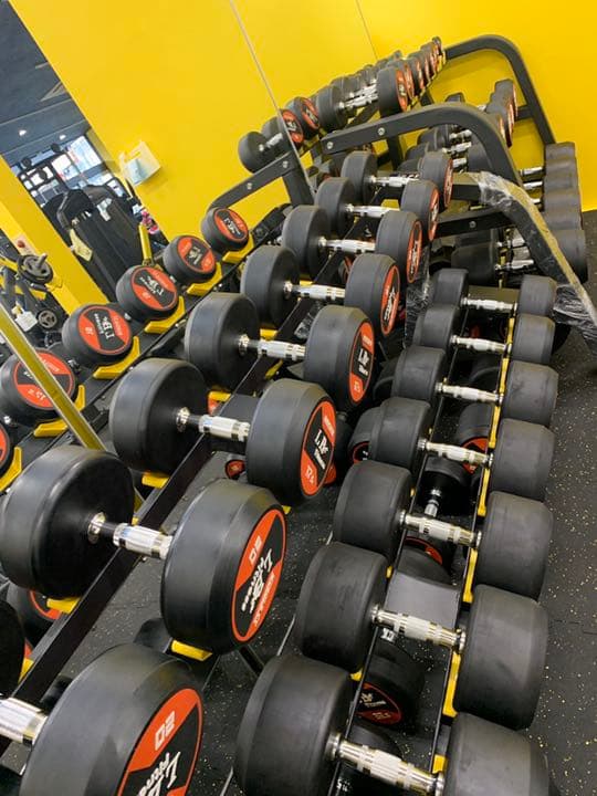 ラバーダンベル　　30kg 2個