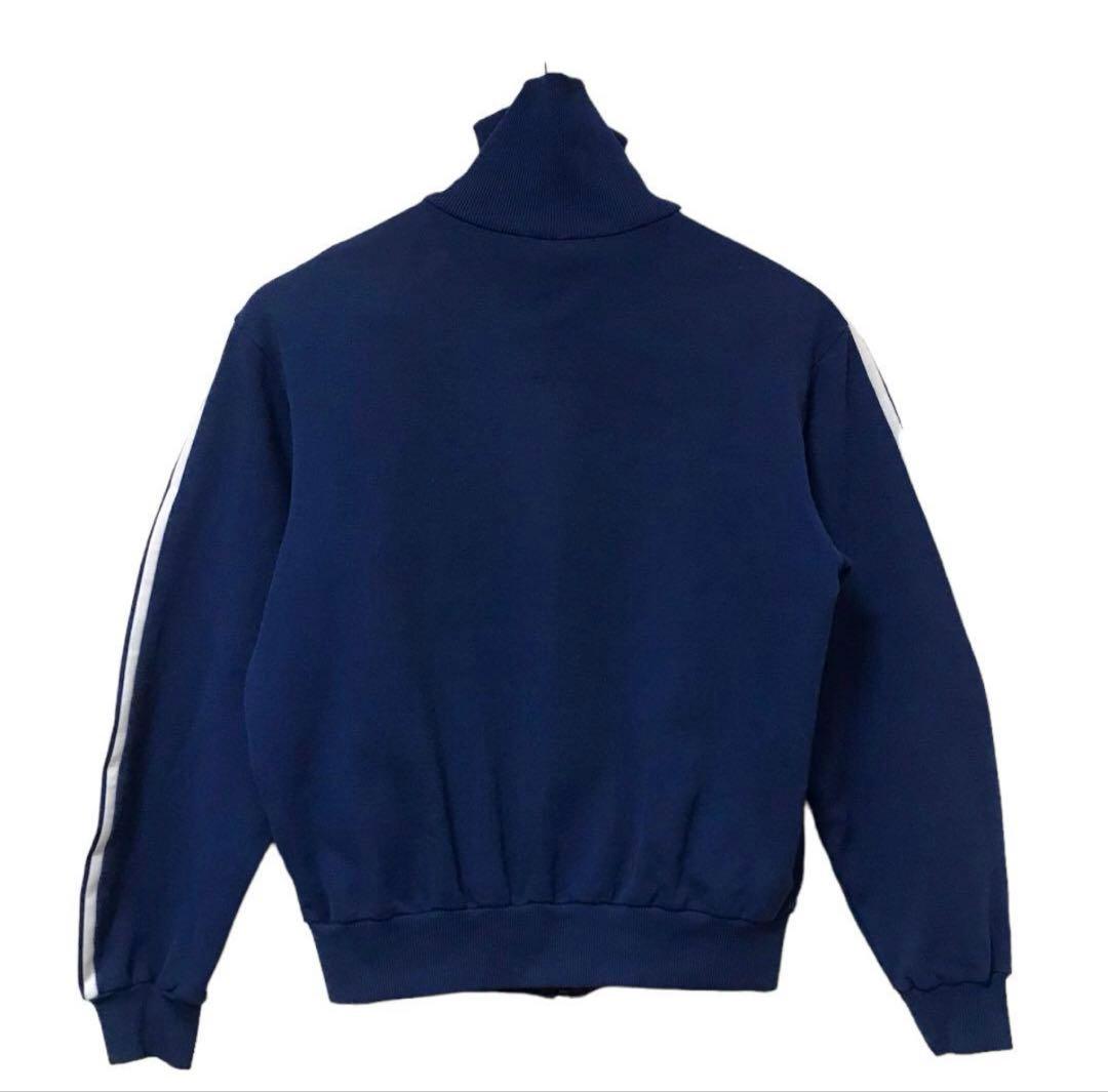 人気 70's adidas デサント 西ドイツ製 トラックジャケット ネイビー