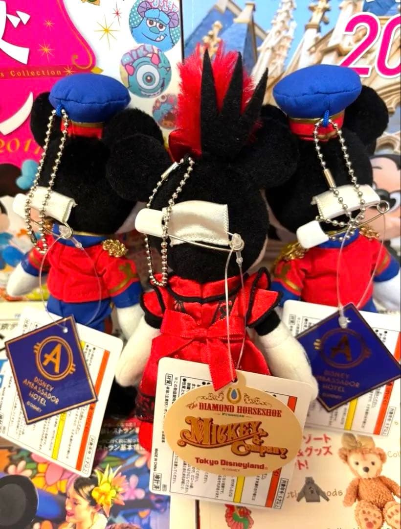 現地購入新品タグ付 終演ミキカン＆アンバサダー限定 ミッキー ミニー ぬいば