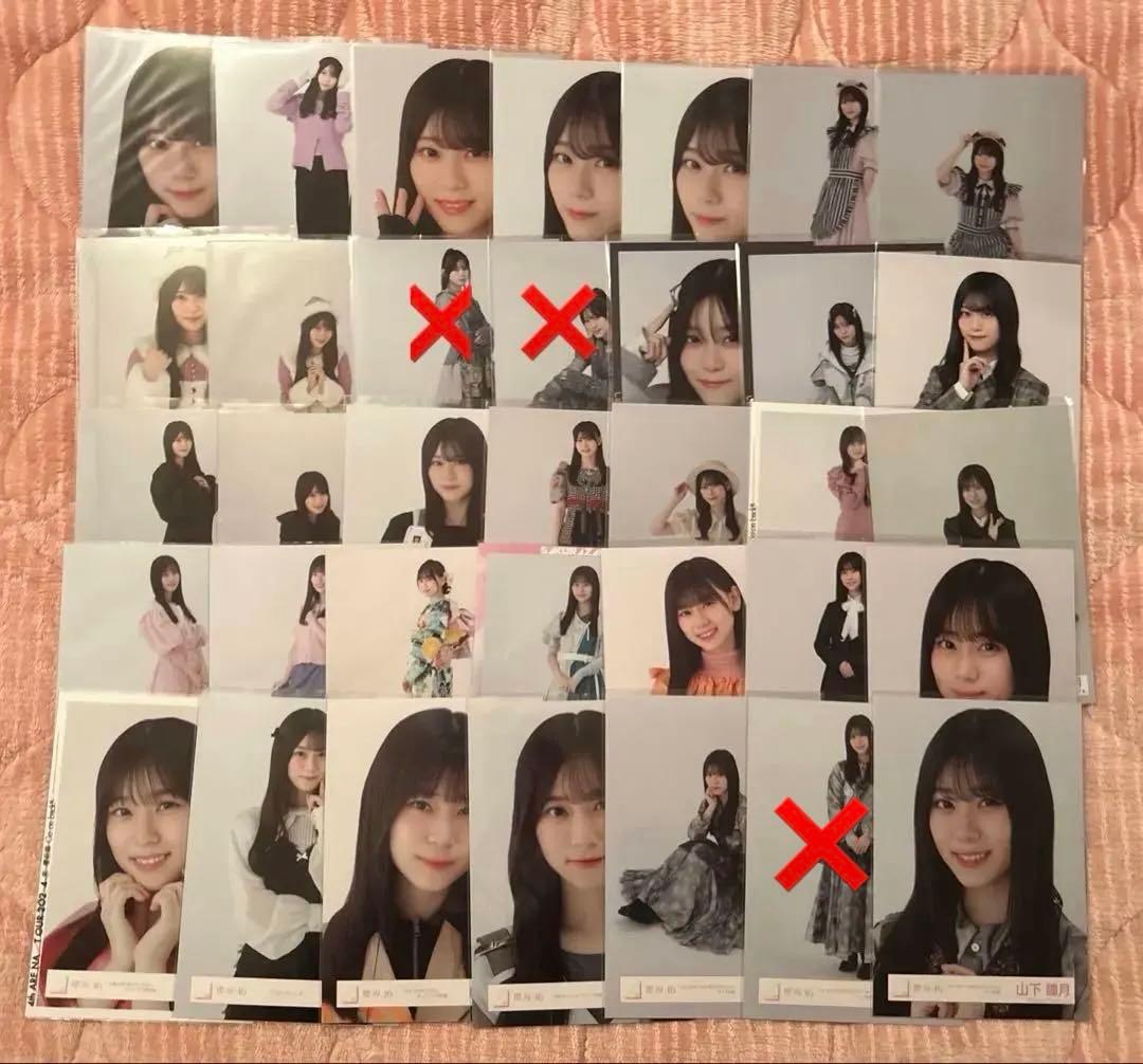 櫻坂46 山下瞳月 生写真 81枚 まとめ売り フルコン バラ