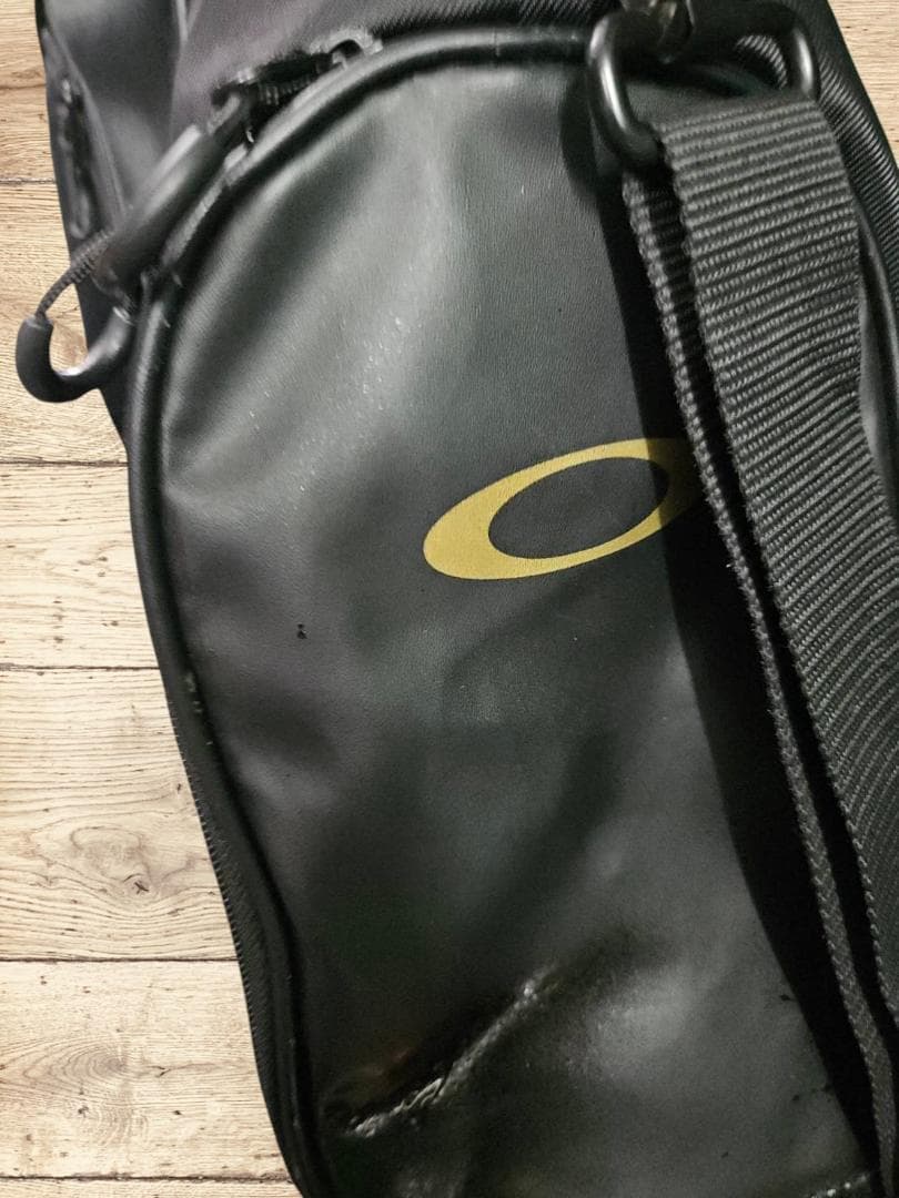 送料無料/美品Oakley 高級軽量スタンド式ゴルフバッグ ブラック