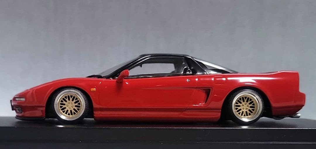 1/43　ホンダ　NSX改　BB-LM　ゴールド　アルミ製　深リム