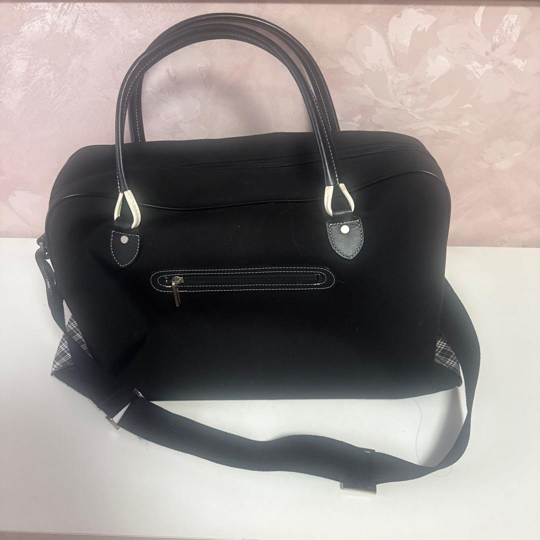 BURBERRY GOLF バーバリー ゴルフ 黒 ボストンバッグ 新品
