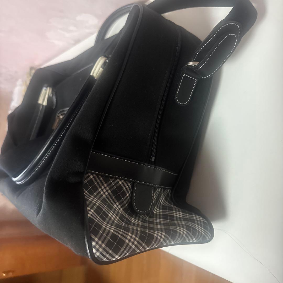BURBERRY GOLF バーバリー ゴルフ 黒 ボストンバッグ 新品