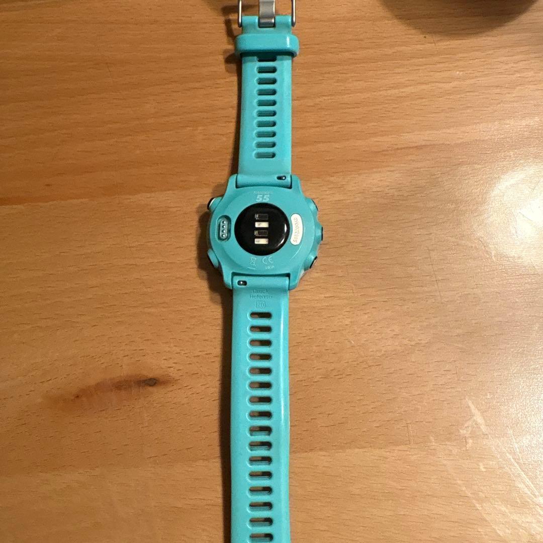 garmin foreathlete 55 ガーミン スポーツウォッチ 水色