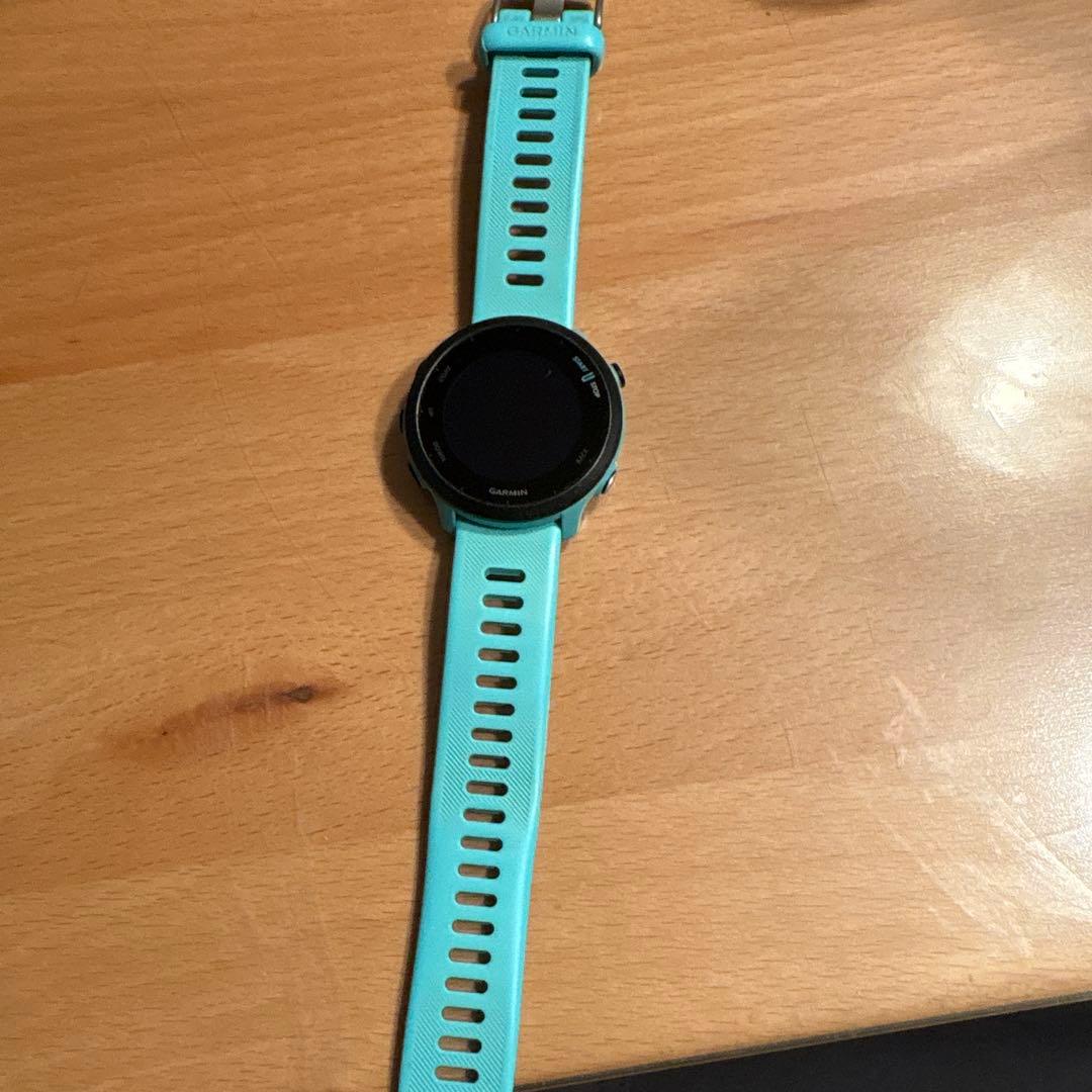 garmin foreathlete 55 ガーミン スポーツウォッチ 水色