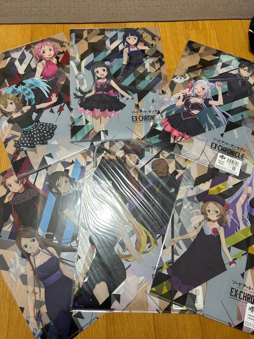 ソードアート・オンライン エクスクロニクルクリアファイル東京京都未開封全種セット