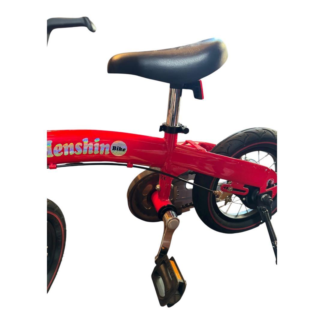 【スタンド付き】Henshin Bike へんしんバイク 12インチ レッド　赤