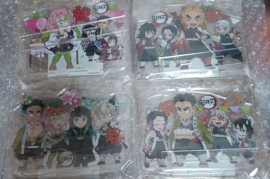 鬼滅の刃　ufotable　季節イベント　アクリルスタンド　バースデー他