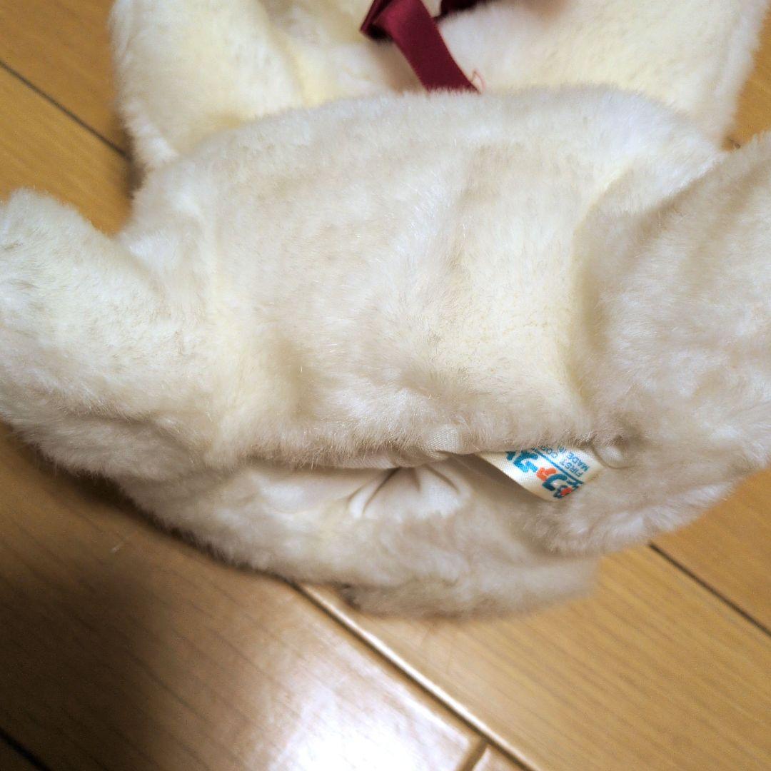 【激レア　レトロ　希少】ファースト社　うさぎぬいぐるみ　パペット