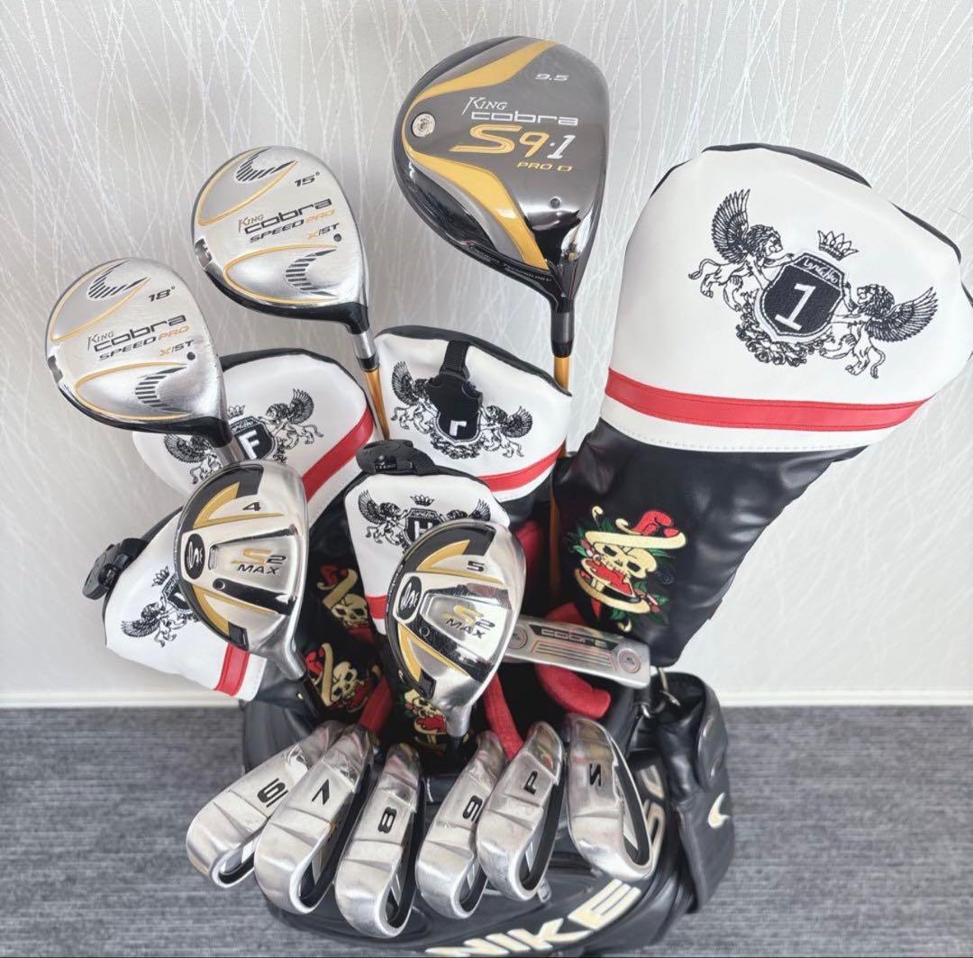 超豪華❗️cobra/コブラ 初心者 名器 メンズ ゴルフクラブセット　おしゃれ