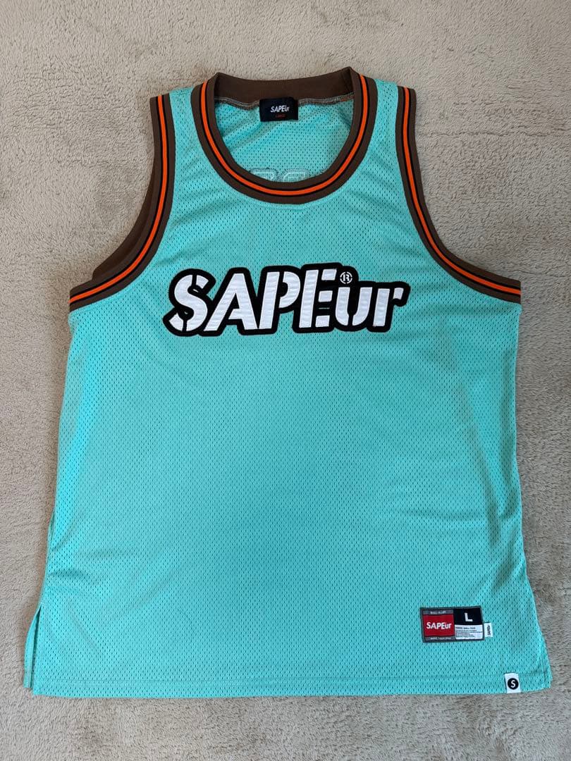 SAPEur サプール タンクトップ ハーフパンツ セットアップ L