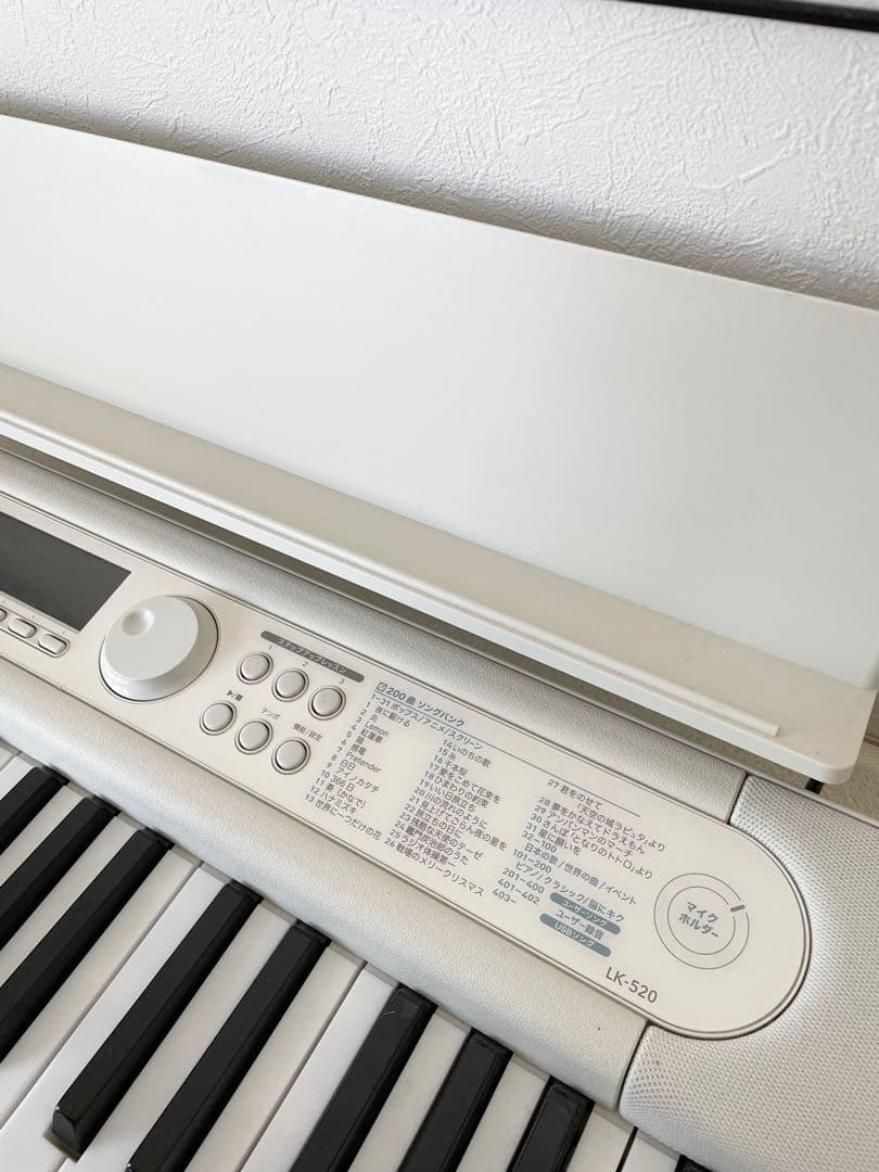 CASIO LK-520 キーボード Casiotone 光ナビゲーション