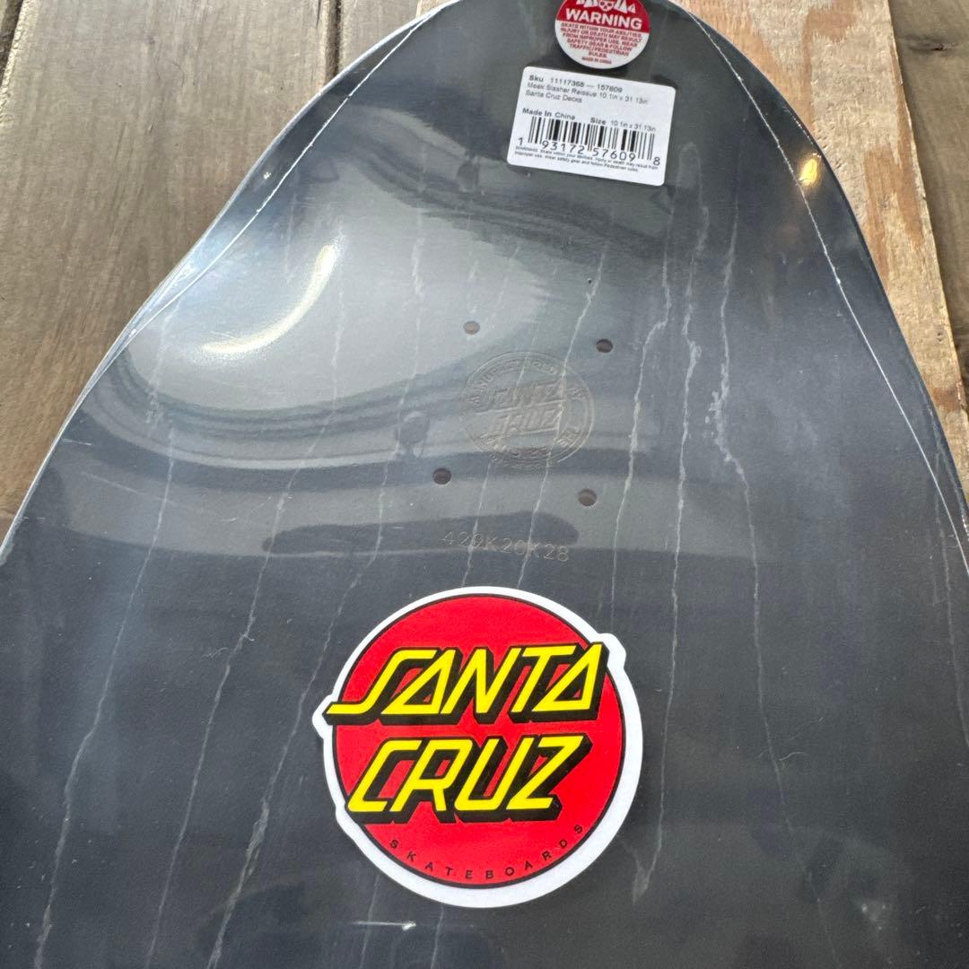 SantaCruz MeekSlasher Silverスケボーデッキ10.1㌅