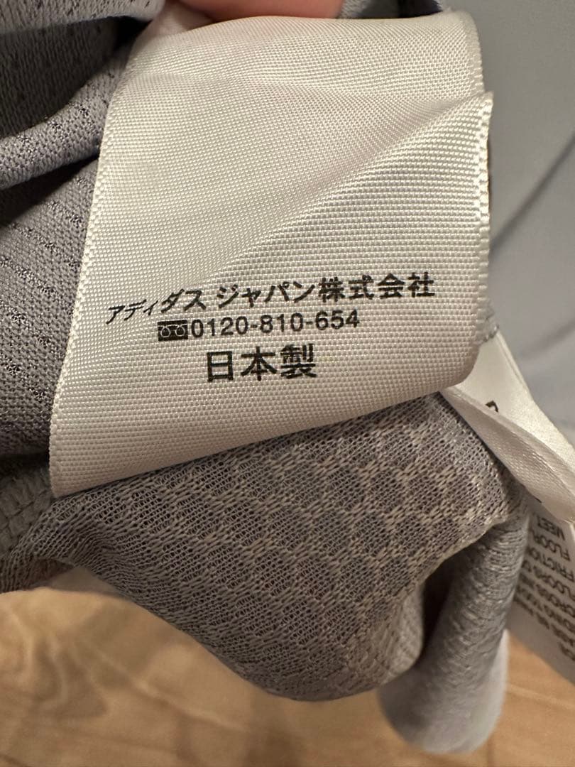 adidas 10/11日本代表 ゴールキーパーユニフォーム Ｏサイズ グレー