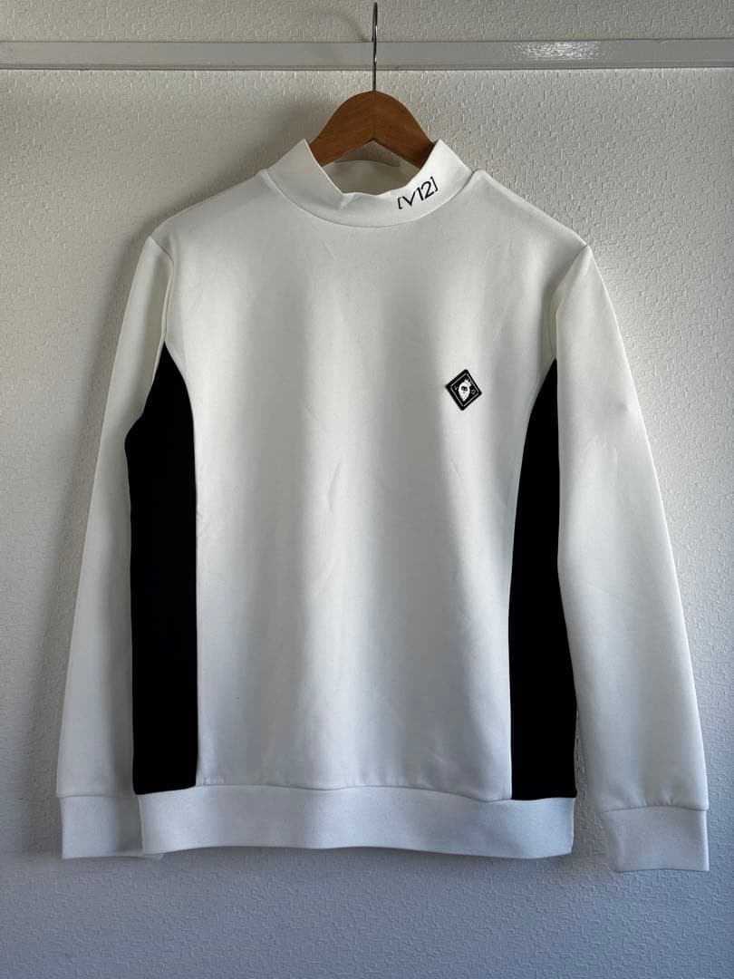 V12 DOT RIB L/S MOCK メンズ モックネック M