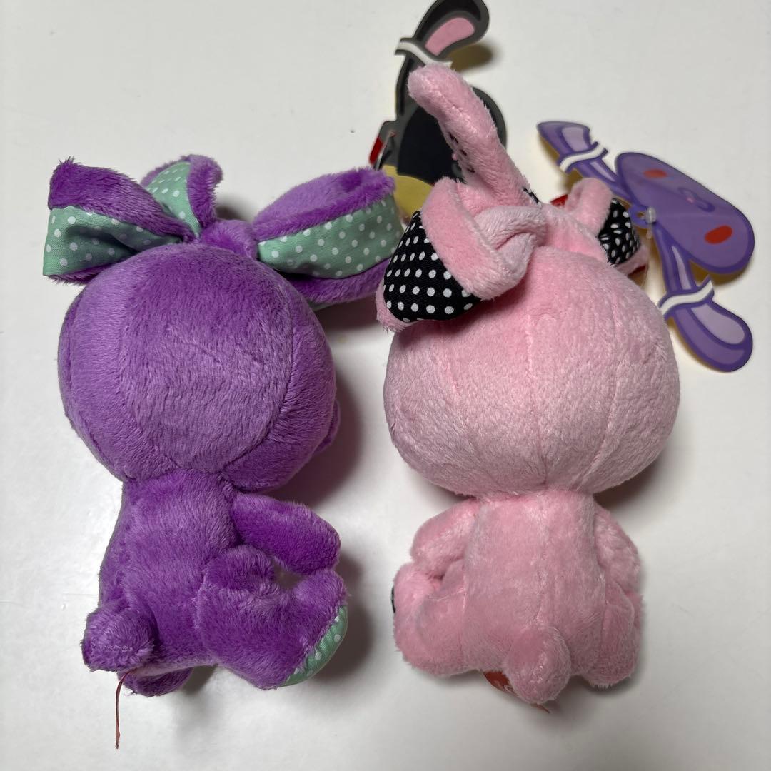 汎用うさぎ チャックス GP ぬいぐるみ ドット ひとくちサイズ 2個セット