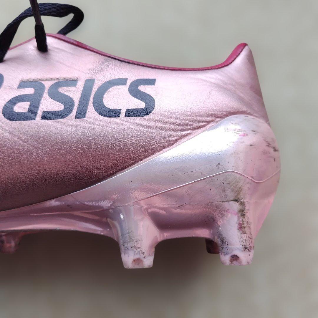 【中古品】靴ひも付き　ASICS 　MENACE3　サッカー スパイク