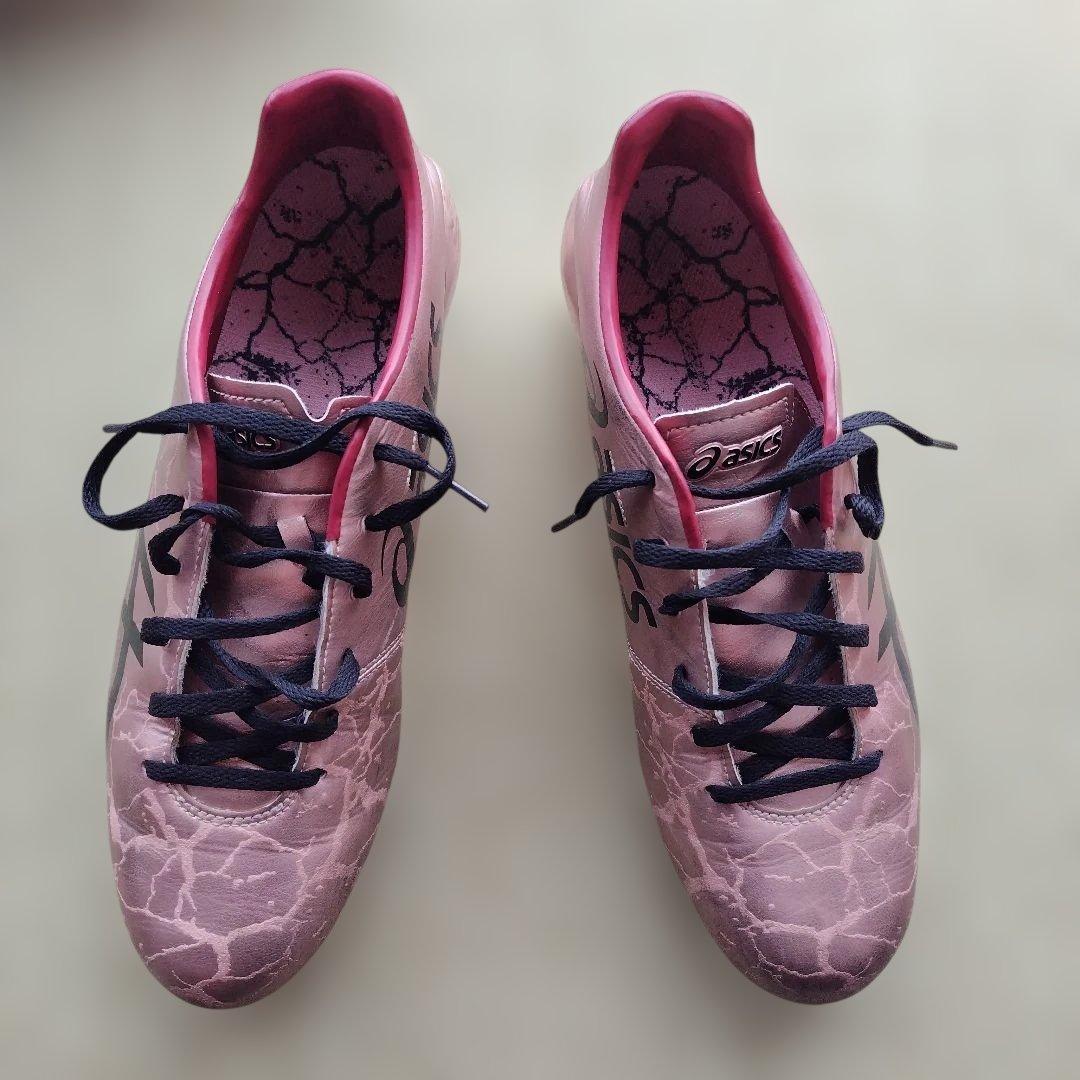 【中古品】靴ひも付き　ASICS 　MENACE3　サッカー スパイク