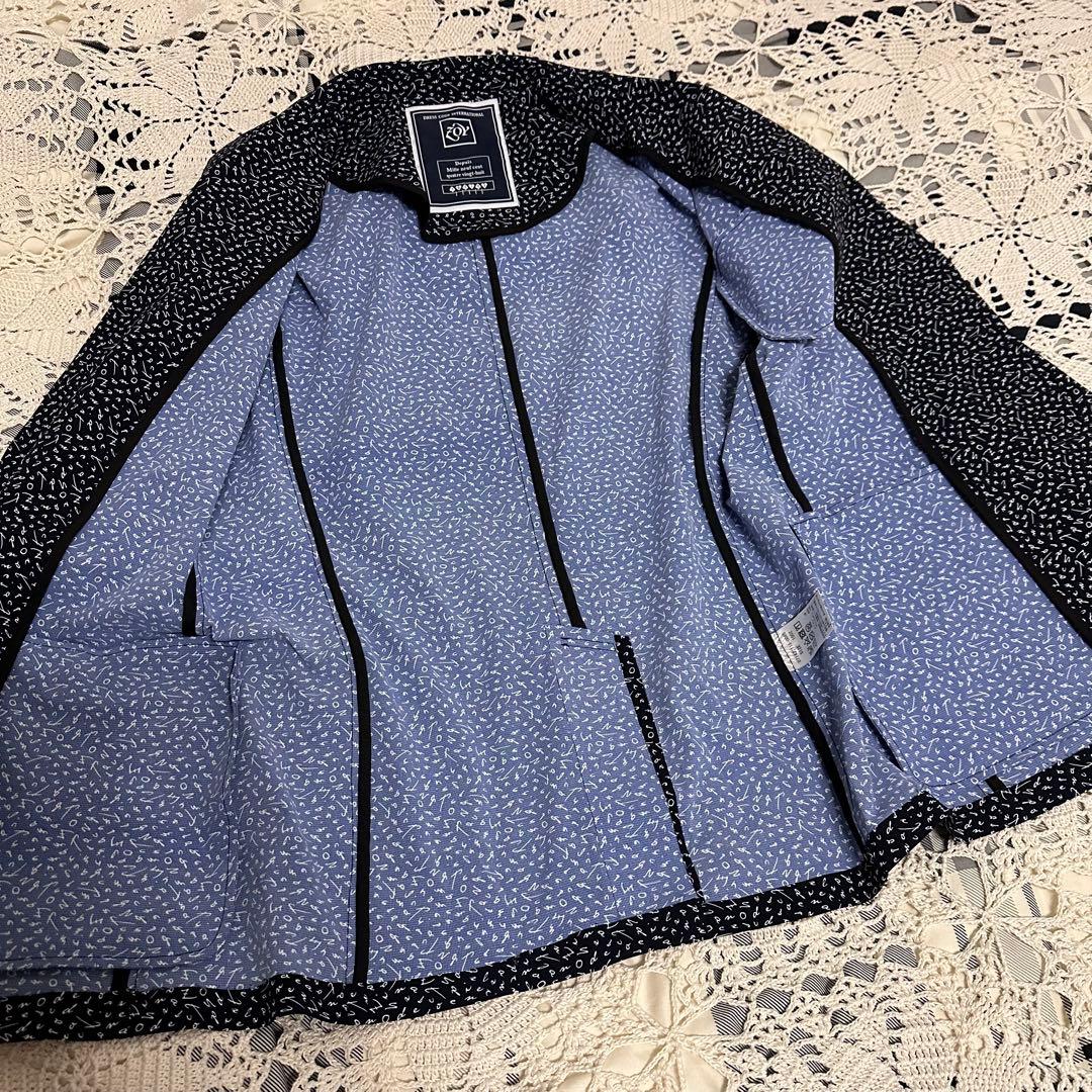 美品☆ゾーイ☆ゴルフウェア☆ジャケット☆メンズ☆サイズ2☆ネイビー☆ブラック