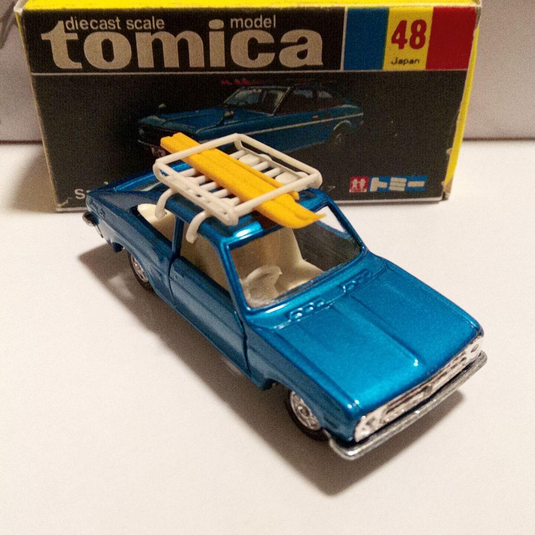 トミカ　黒箱48　ニッサン　サニー1200　スキーキャリア　日本製　極美品