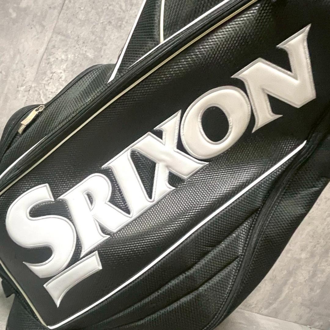 美品 スリックソン SRIXON キャディーバッグ ゴルフバッグ フードカバー