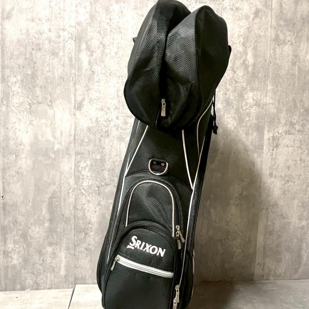 美品 スリックソン SRIXON キャディーバッグ ゴルフバッグ フードカバー