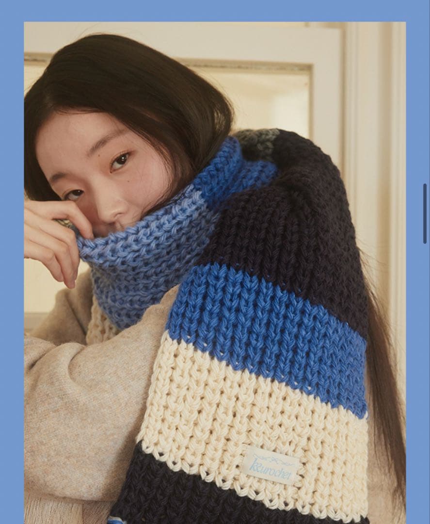 LESSERAFIM【KKUROCHET】Mufler&Hooded Scarf