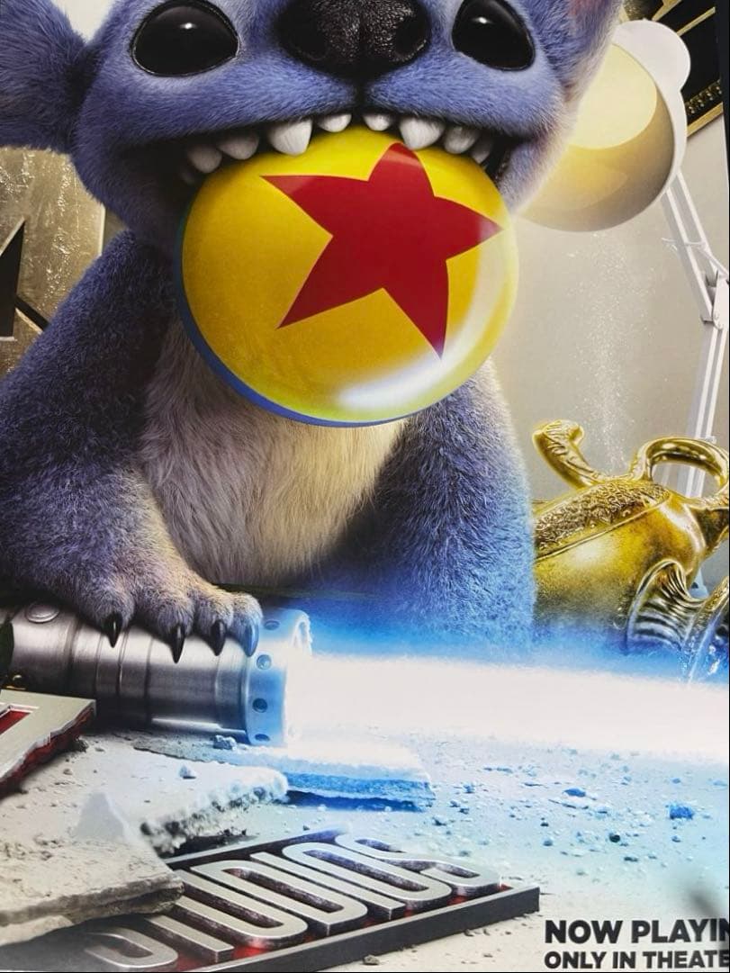 *非販売品*映画館用ポスターUS版:リロ＆スティッチ 星つなぎのエリオ