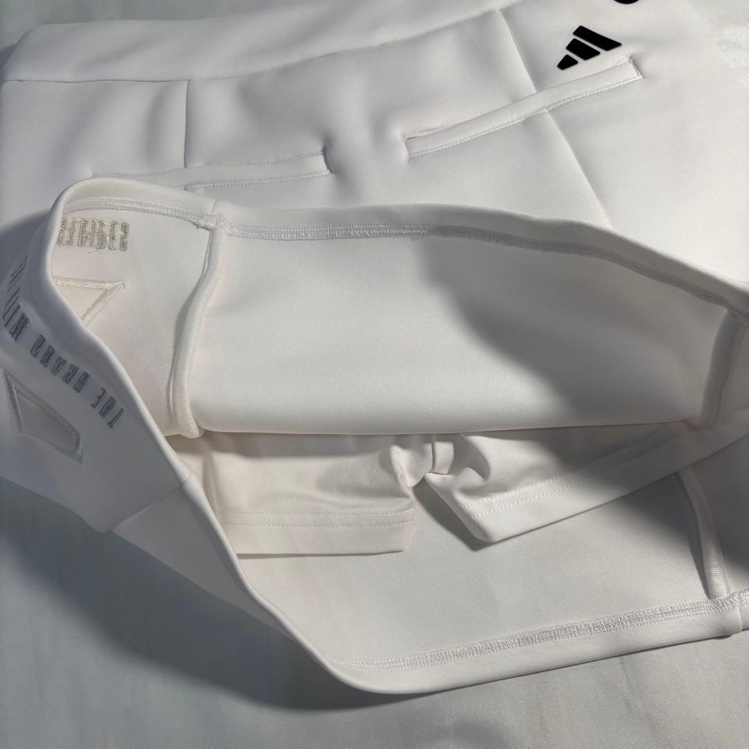 新品adidasゴルフ　保湿スリーストライプスニット　ダンボールニット　春カラー