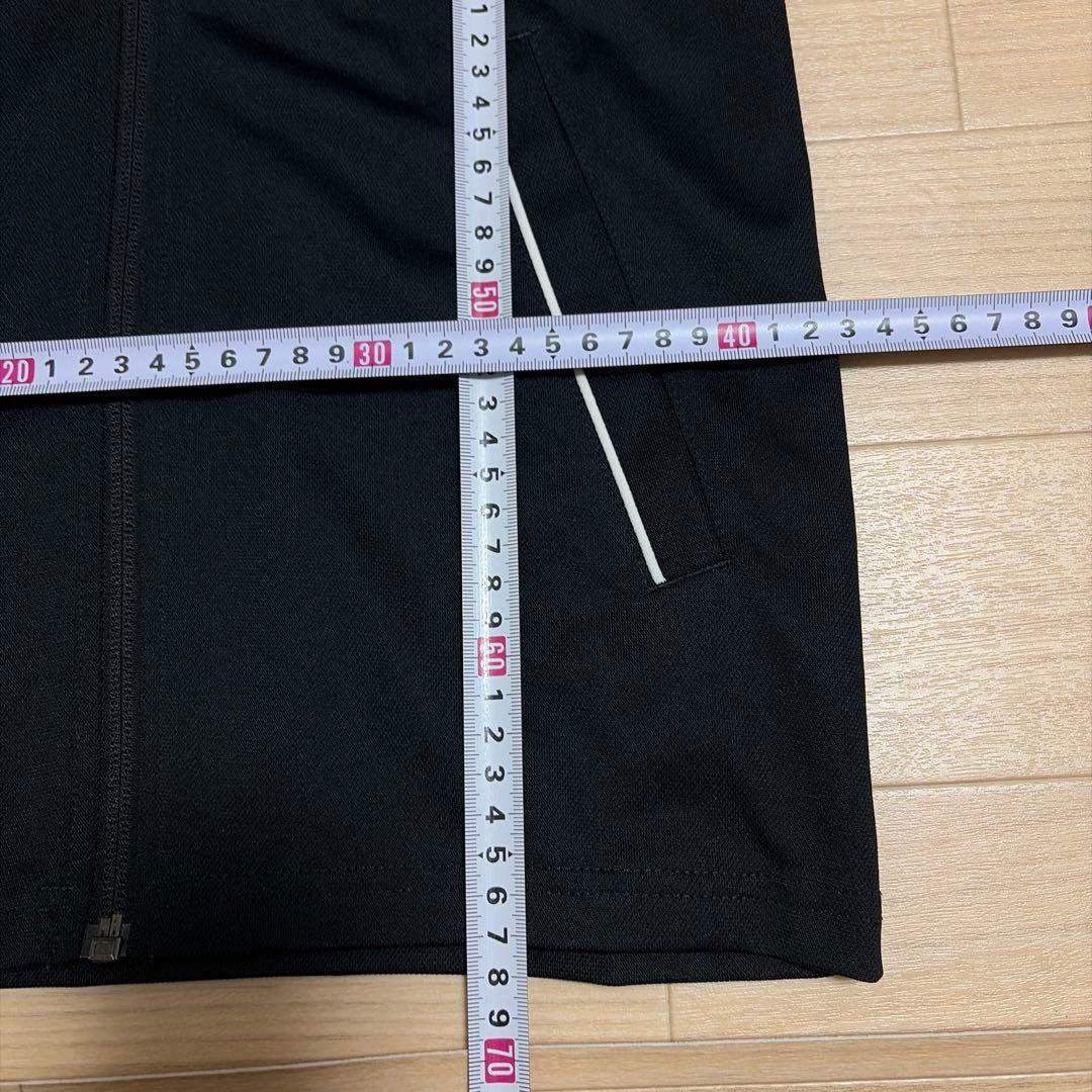 美品 ナイキ DRY-FIT ジャージ 上下セット ワンポイント ブラック S